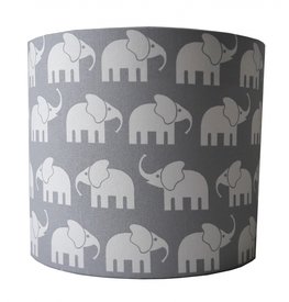 Wandlamp olifantjes grijs