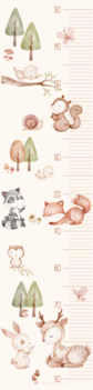 Groeimeter Poster woodland friends