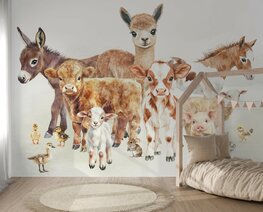 Boerderijvriendjes Behang
