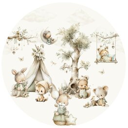 Muurcirkel Kleine Bosvriendjes