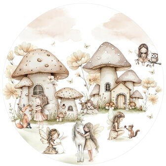 Elfjes Muurcirkel Naturel