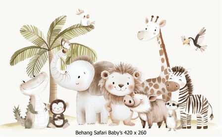 Safari Baby's Behang
