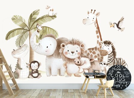Safari Baby's Behang