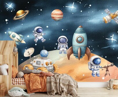 Ruimtevaart Behang