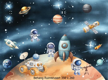 Ruimtevaart Behang