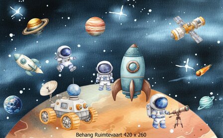 Ruimtevaart Behang