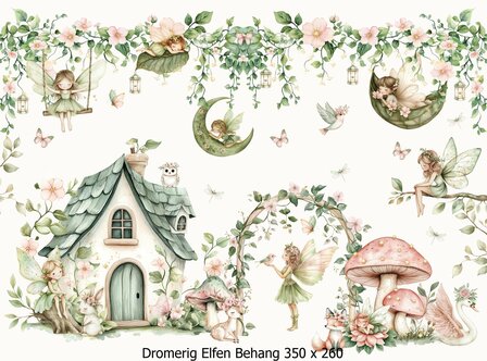 Dromerig Elfen Behang