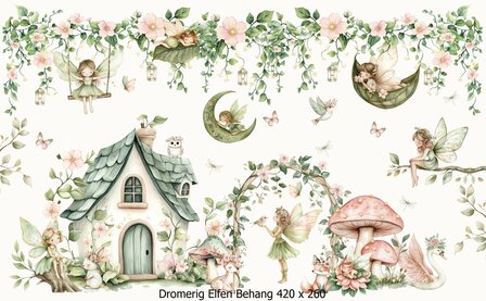 Dromerig Elfen Behang