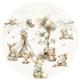 Muurcirkel Kleine Bosvriendjes