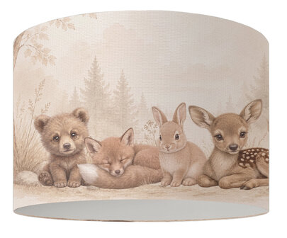 Kinderlamp Woodland Bosdieren |  baby- en kinderkamer