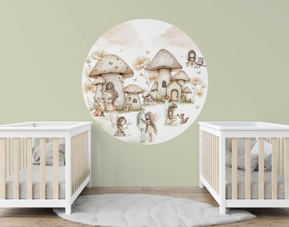 Elfjes Muurcirkel Naturel