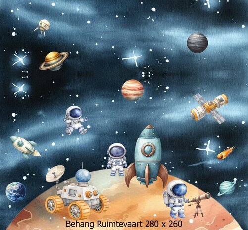 Ruimtevaart Behang