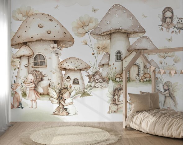 Elfen Behang Naturel