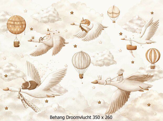 Droomvlucht Behang