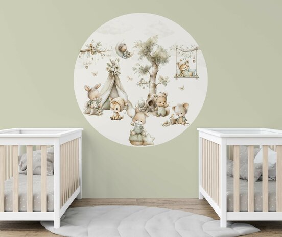 Muurcirkel Kleine Bosvriendjes