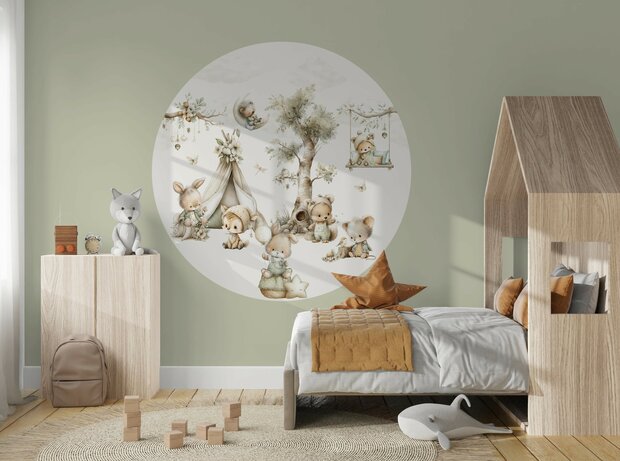 Muurcirkel Kleine Bosvriendjes