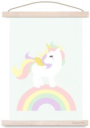 poster unicorn pastel