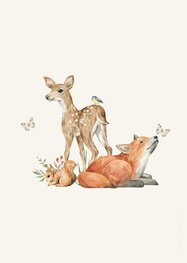 poster bosdieren baby's